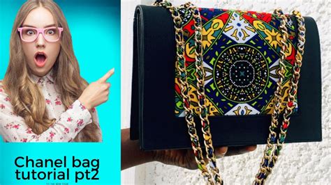 ankara chanel|Handmade Ankara + Italian Leather Chanel Bag .